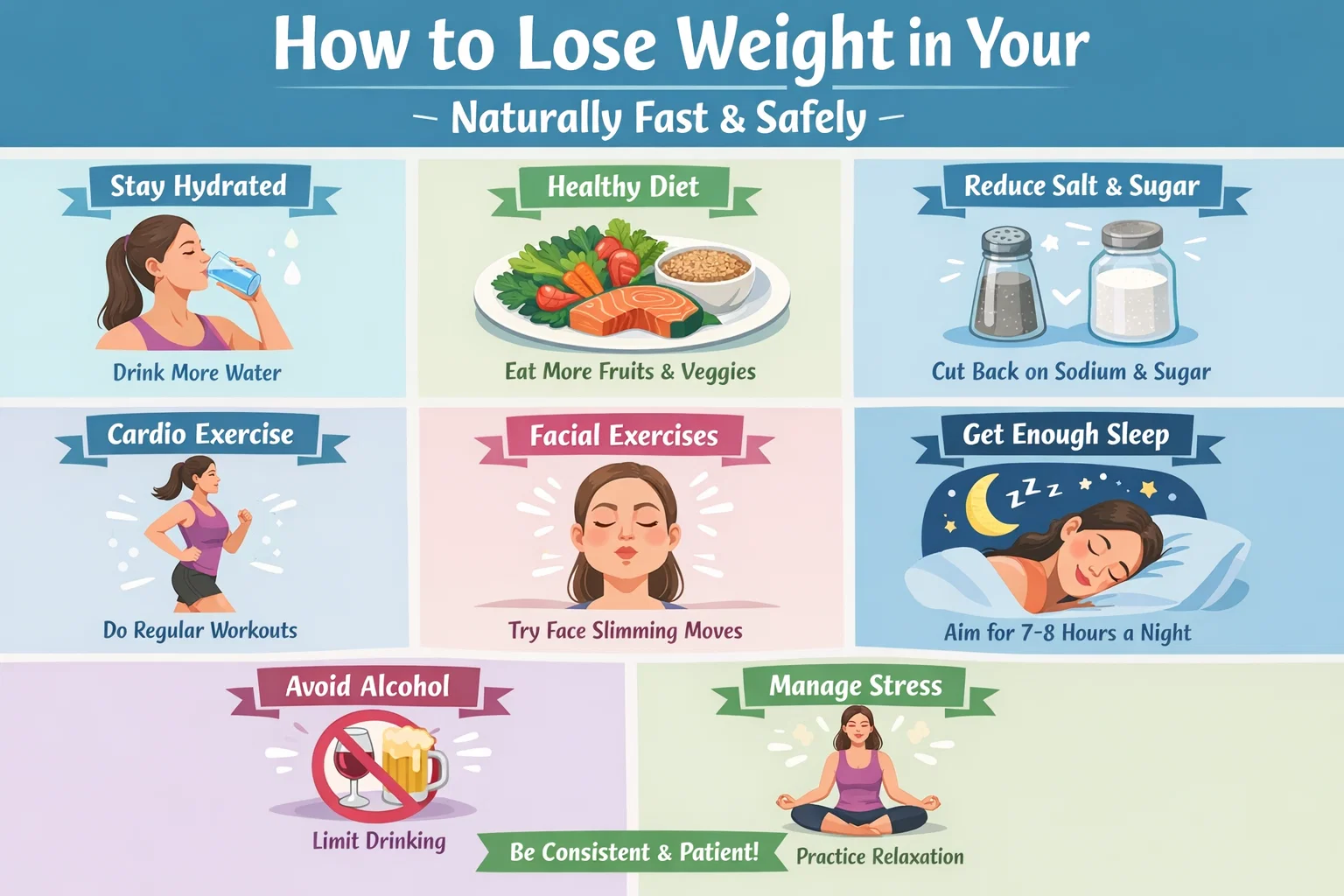how to lose weight in your face