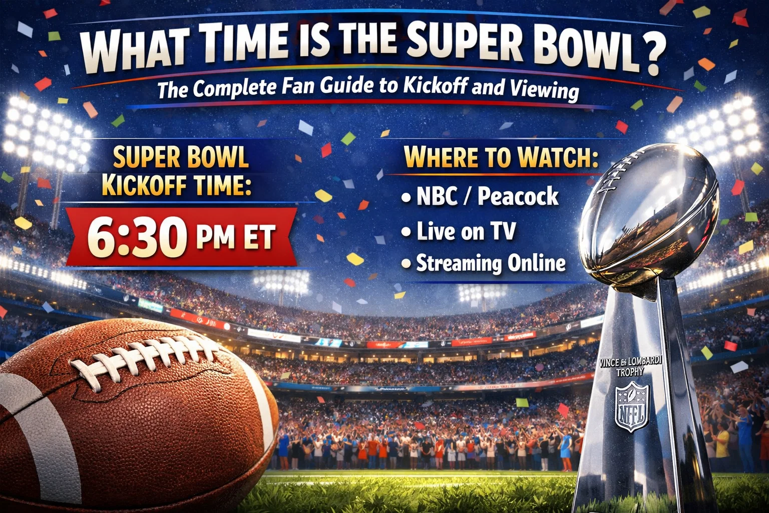 what time is the super bowl